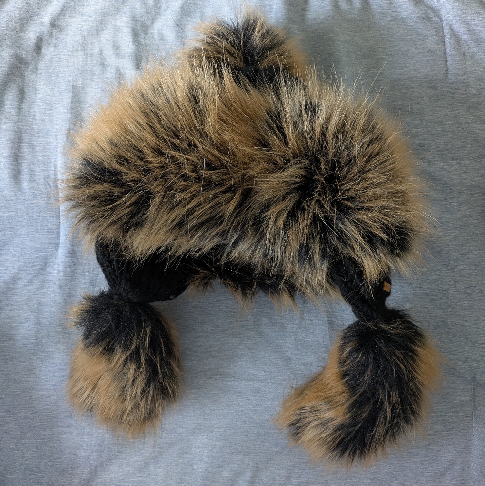 Wool And Faux Fur hat